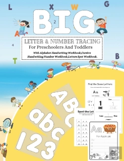 Bertrand.pt - Big Letter & Number Tracing For Preschoolers And Toddlers