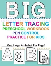 Big Letter Tracing Preschool Workbook Pen Control Practice For Kids