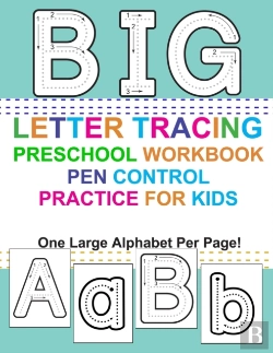 Bertrand.pt - Big Letter Tracing Preschool Workbook Pen Control Practice For Kids
