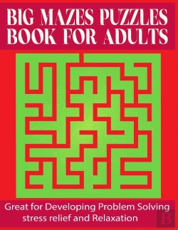 Bertrand.pt - Big Mazes Puzzles Book For Adults
