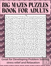 Big Mazes Puzzles Book For Adults