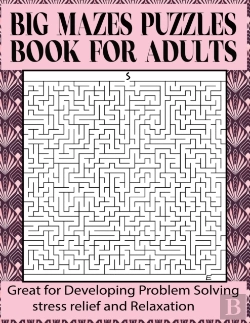 Bertrand.pt - Big Mazes Puzzles Book For Adults