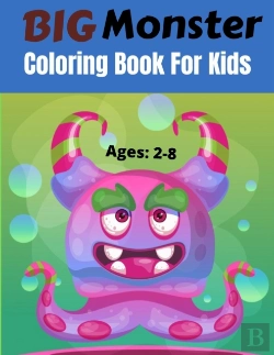 Bertrand.pt - Big Monster Coloring Book For Kids Ages 2-8