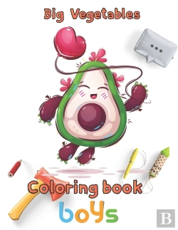 Bertrand.pt - Big Vegetables Coloring Book Boys