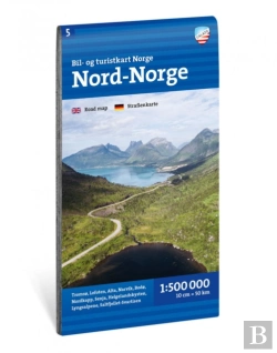 Bertrand.pt - Bil- Og Turistkart Nord-Norge 1:500 000