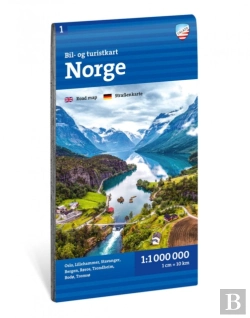 Bertrand.pt - Bil- Og Turistkart Norge 1:1 Milja