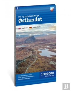 Bertrand.pt - Bil- Og Turistkart Ostlandet 1:350 000