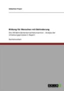 Bildung Far Menschen Mit Behinderung