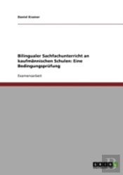 Bilingualer Sachfachunterricht An Kaufmannischen Schulen