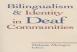 Bilingualism And Identity In Deaf Communities
