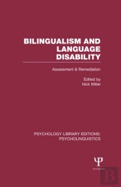 Bilingualism And Language Disability (Ple: Psycholinguistics)