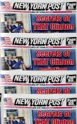Bill Clinton Blue Dress  Painting New York Post Artist Skecthbook
