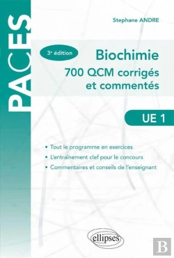 Bertrand.pt - Biochimie 700 Qcm Corriges Et Commentes Ue1 3eme Edition