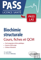 Biochimie Structurale ; Cours, Fiches Et Qcm