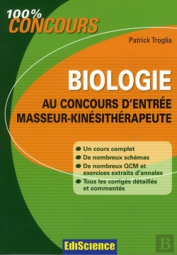 Bertrand.pt - Biologie Au Concours D'Entree Masseur-Kinesitherapie - 2e Edition