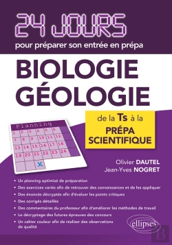 Bertrand.pt - Biologie - Géologie - 24 Jours Pour Préparer Son Entrée En Prépa