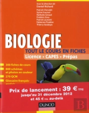 Biologie ; Licence ; Tout Le Cours En Fiches (2e Edition)