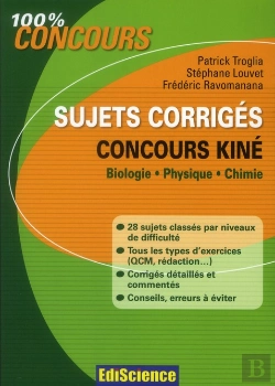 Bertrand.pt - Biologie, Physique Et Chimie Au Concours Kine