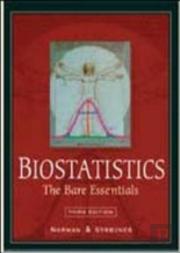 Biostatistics: The Bare Essentials