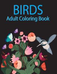Birds Adult Coloring Book