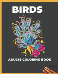 Birds Adults Coloring Book