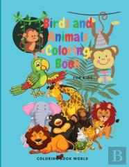 Birds And Animals Coloring Book