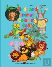 Birds And Animals Coloring Book