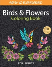 Birds And Flowers Coloring Book