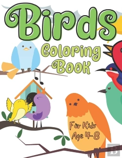Bertrand.pt - Birds Coloring Book For Kids Age 4-8