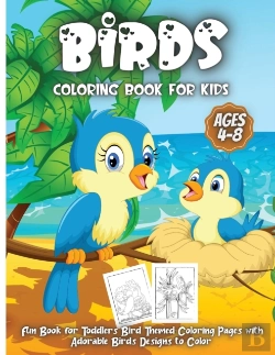 Bertrand.pt - Birds Coloring Book For Kids Ages 4-8