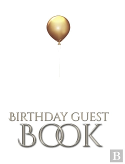 Bertrand.pt - Birthday Guest Book Gold Ballon Elegant Stylish