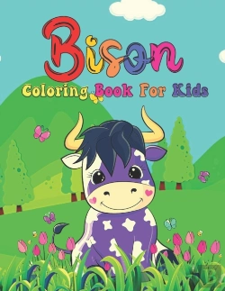 Bertrand.pt - Bison  Coloring Book For Kids