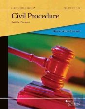 Black Letter Outline On Civil Procedure