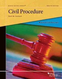 Bertrand.pt - Black Letter Outline On Civil Procedure