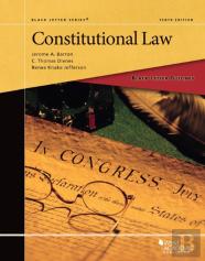 Black Letter Outline On Constitutional Law