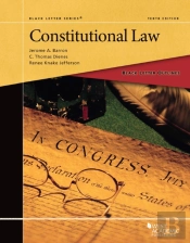 Black Letter Outline On Constitutional Law