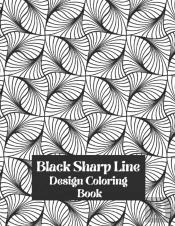 Black Sharp Line Design Coloring Book
