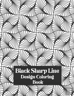 Bertrand.pt - Black Sharp Line Design Coloring Book