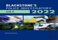 Blackstone'S Police Investigators' Q&A 2022