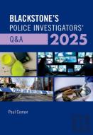 Blackstone'S Police Investigators' Q&A 2025
