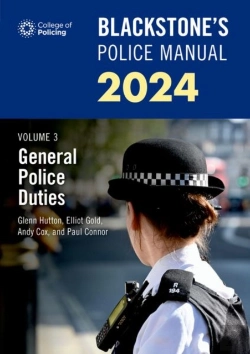 Bertrand.pt - Blackstone'S Police Manuals Volume 3: General Police Duties 2024
