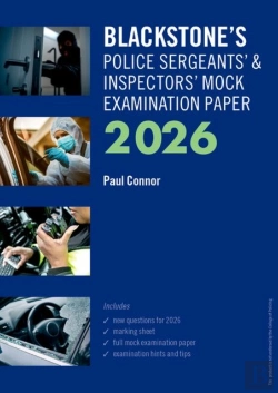Bertrand.pt - Blackstone'S Police Sergeants' And Inspectors' Mock Examination Paper 2026