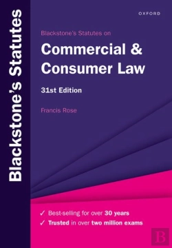 Bertrand.pt - Blackstone'S Statutes On Commercial & Consumer Law