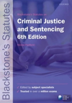 Bertrand.pt - Blackstone'S Statutes On Criminal Justice & Sentencing