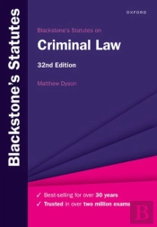 Blackstones Statutes On Criminal Law 202
