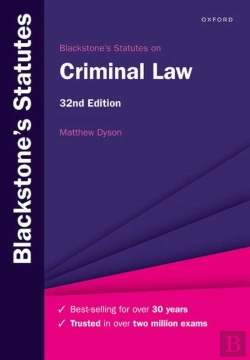 Bertrand.pt - Blackstones Statutes On Criminal Law 202