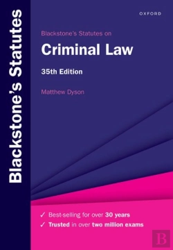 Bertrand.pt - Blackstone'S Statutes On Criminal Law