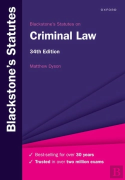 Bertrand.pt - Blackstone'S Statutes On Criminal Law