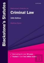 Blackstone'S Statutes On Criminal Law