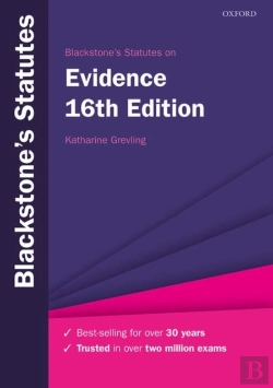 Bertrand.pt - Blackstones Statutes On Evidence 16e Pap